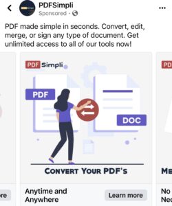 Meta advertising: what you need to know 8 PDFSimpli Other Carousel Ad