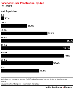 How to use Facebook and Instagram demographics for success on social 5 Facebook users by age